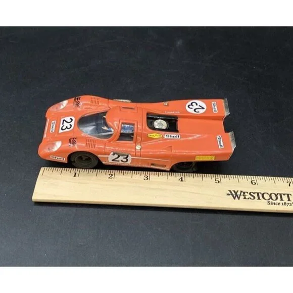 SCX Porsche 917 C46 #23 Red Slot Car Vintage PARTS - Picture 2 of 12